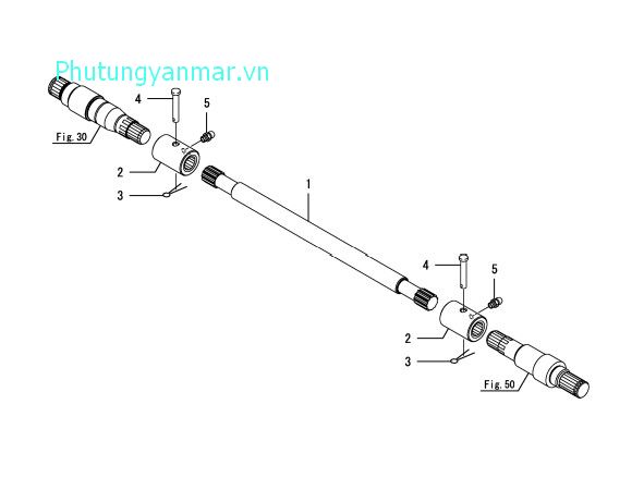 Trục truyền động sau